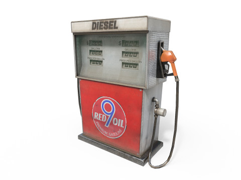 Gas Pump 3D Model