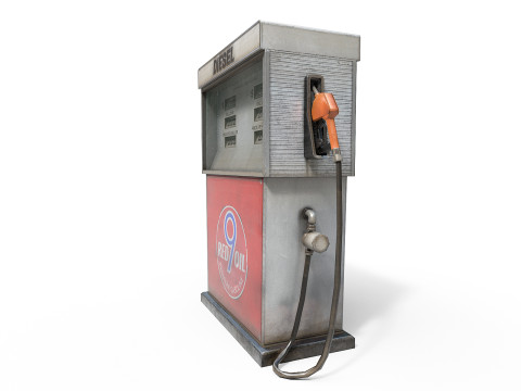 Gas Pump 3D Model