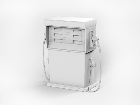 Gas Pump 3D Model