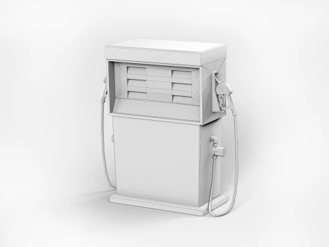 Gas Pump 3D Model