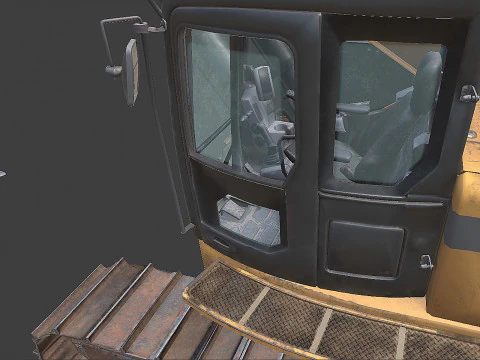 Escavatore cingolato Modello 3D