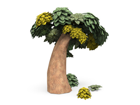 Artoon tree Model 3D