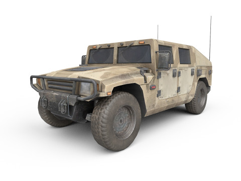 Humvee Military Modelo 3D