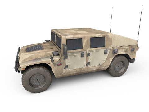 Humvee Military 3D-Modell