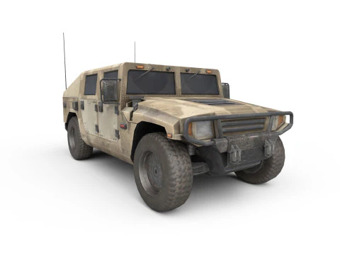 Humvee Military 3D Model