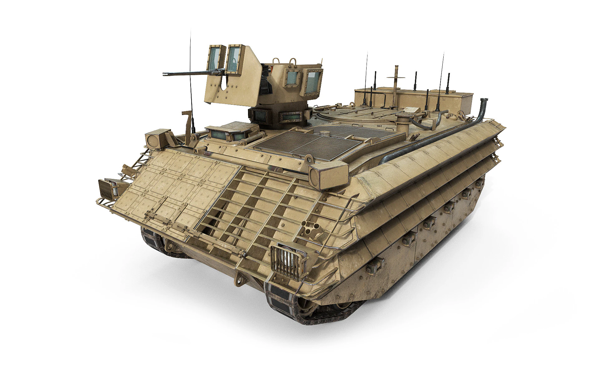 FV432 Buldogue Modelo 3D .c4d .max .obj .3ds .fbx .stl .blend 