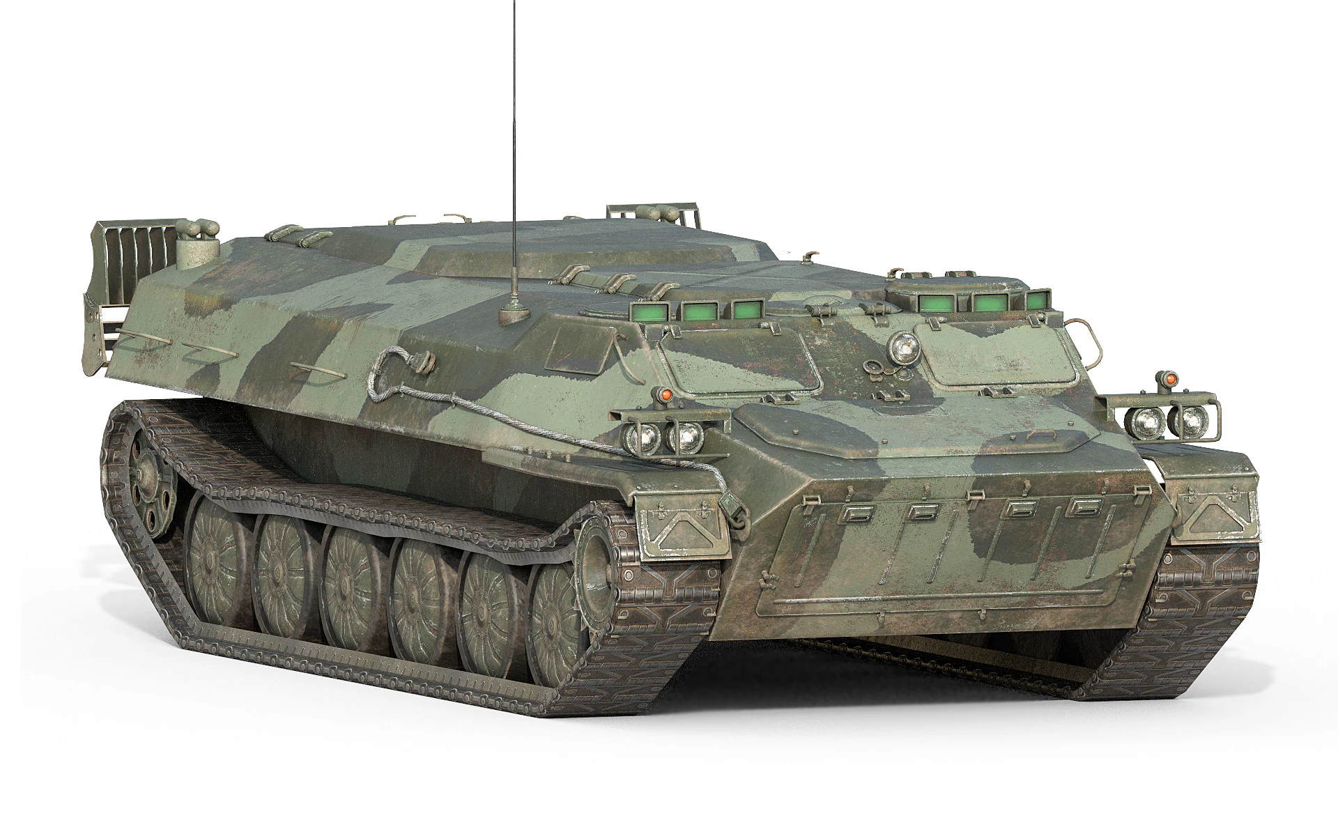 Veicolo fuoristrada MTLB Modello 3D .c4d .max .obj .3ds .fbx .stl .blend 