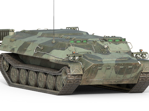 All-terrain vehicle MTLB Modelo 3D