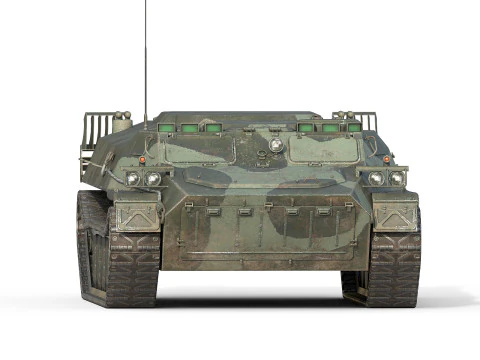 Veicolo fuoristrada MTLB Modello 3D