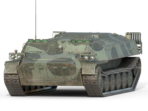 Veicolo fuoristrada MTLB Modello 3D