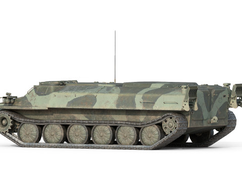 All-terrain vehicle MTLB Modelo 3D