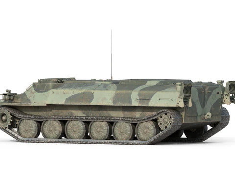 Veicolo fuoristrada MTLB Modello 3D