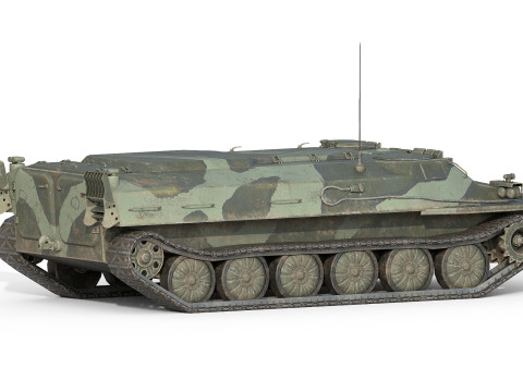 All-terrain vehicle MTLB Modelo 3D