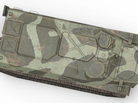 Veicolo fuoristrada MTLB Modello 3D