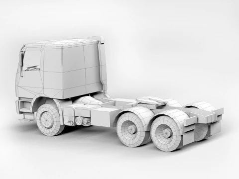 대형 트럭 3D 모델