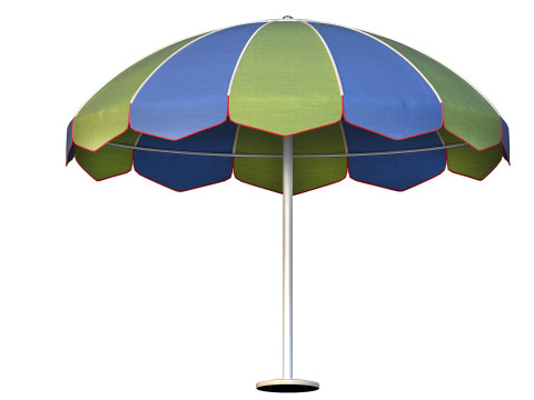Beach umbrella 3D मॉडल