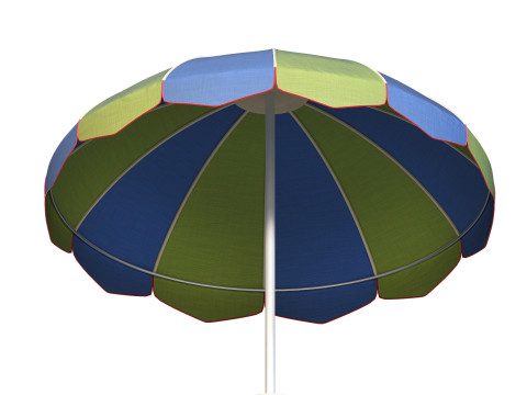 Beach umbrella 3D मॉडल