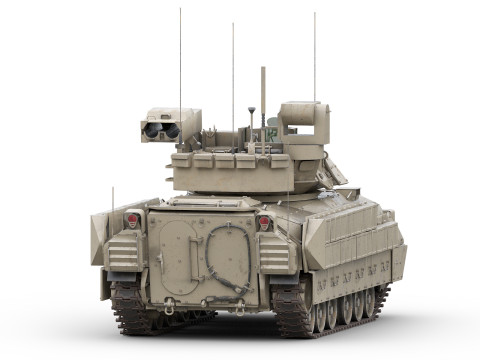 M2A3 Bradley Tank 3D मॉडल