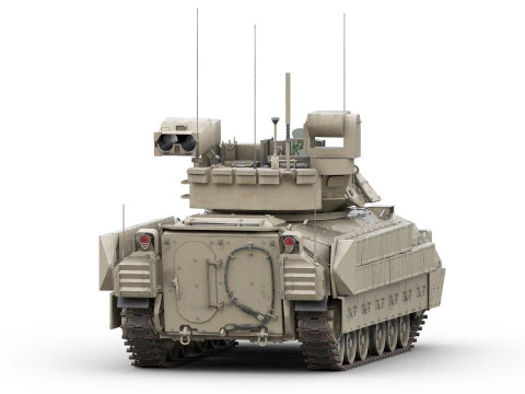 M2A3 Bradley Tank 3D Model