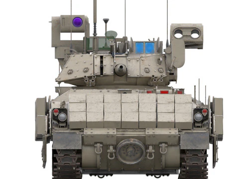 M2A3 Bradley Tank 3D Model