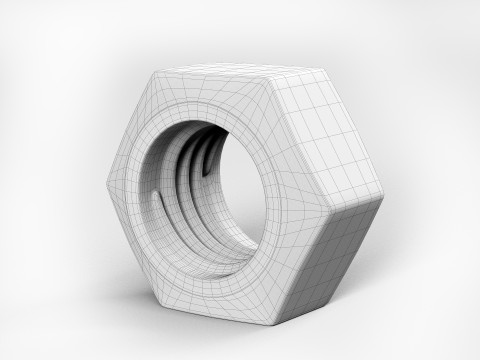 Old nut Modello 3D