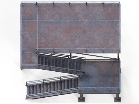 Scala industriale Modello 3D