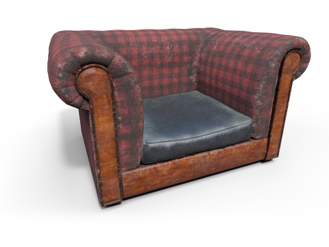 Vintage chair 3D-Modell