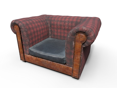 Vintage chair Modello 3D