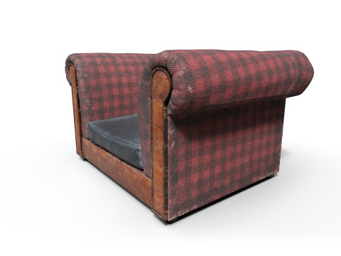 Vintage chair Modello 3D