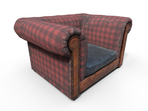 Vintage chair Modello 3D