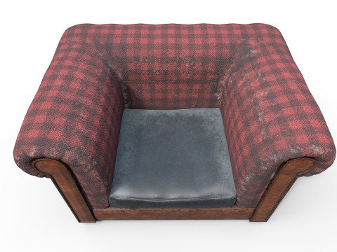 Vintage chair Modello 3D