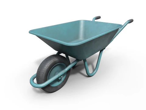 Carrinho de m&atilde;o Modelo 3D