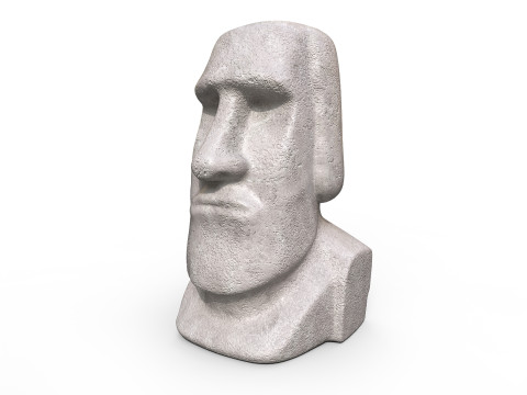 Moai Statue Modelo 3D