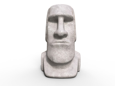 Moai Statue Modelo 3D