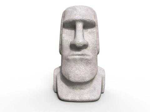 Statua Moai Modello 3D