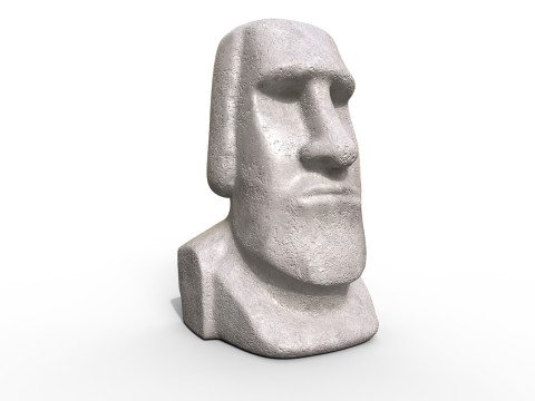 Moai Statue Modelo 3D