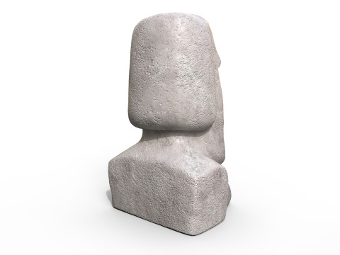 Moai Statue Modelo 3D
