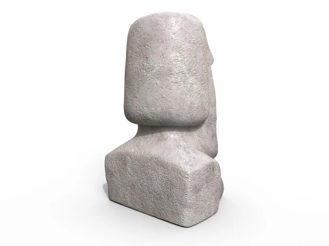Statua Moai Modello 3D