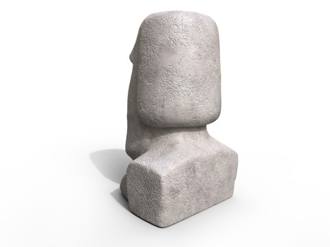 Moai Statue Modelo 3D