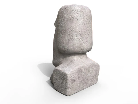 Statua Moai Modello 3D