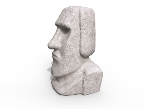 Moai Statue Modelo 3D