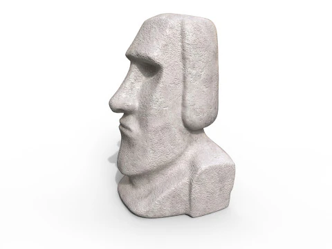 Statua Moai Modello 3D