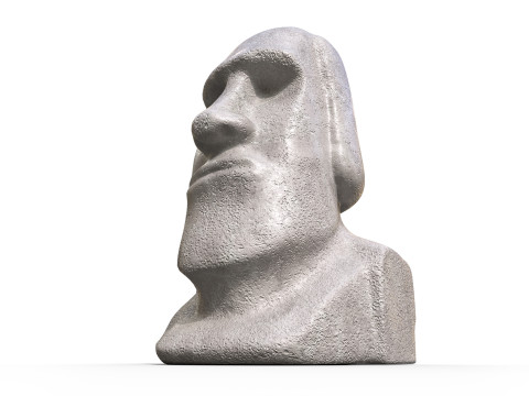 Moai Statue Modelo 3D