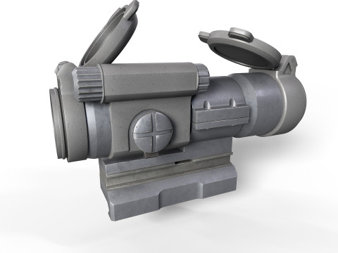 Optical sight 3D Model