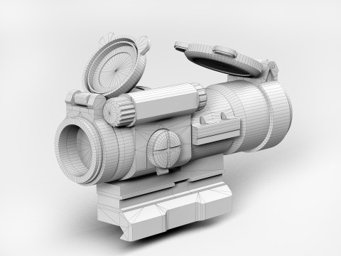Optical sight 3D Model