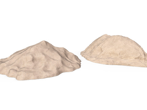 Pile of sand 3D Model