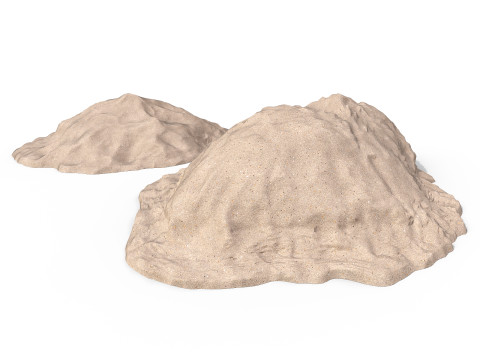 Pile of sand 3D Model