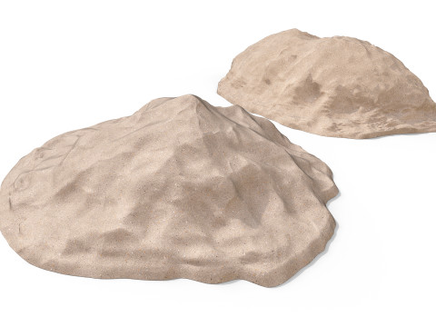Pile of sand 3D Model