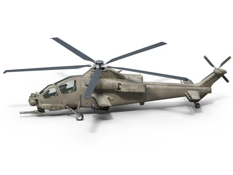 Helicopter 3D Model