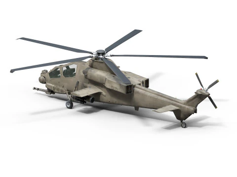 Helicopter 3D Model